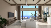 Traumhaftes Penthouse mit drei Schlafzimmern in Wohnanlage direkt am Meer