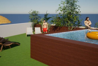 1- oder 2-Zimmer-Wohnung mit Pool in der Nähe des Meeres / Torrevieja
