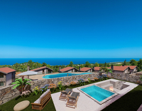 Elegante Villa mit drei Schlafzimmern und spektakulärem Meer- und Bergblick mit privatem Concierge