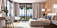 Gartenapartment mit zwei Schlafzimmern und eigenem Infinity Pool in erster Meereslage