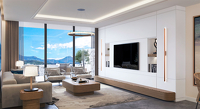Luxuriöses Loftpenthouse mit einem Schlafzimmer in Resortanlage