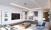 Luxuriöses Apartment mit zwei Schlafzimmern in Resortanlage