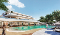 Luxuriöses Apartment mit zwei Schlafzimmern in Resortanlage