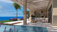 Traumhafter Bungalow mit drei Schlafzimmern in Wohnanlage direkt am Meer