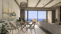 Traumhaftes Penthouse mit zwei Schlafzimmern in Wohnanlage direkt am Meer