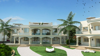 Wunderschönes Penthouse (links) mit drei Schlafzimmern in Wohnanlage direkt am Meer