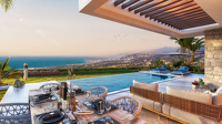 Luxuriöse Villa in Resortanlage am Hang gelegen