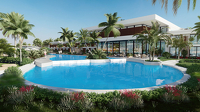 Wunderschönes Eckapartment mit zwei Schlafzimmern  (Block F, Süd) in Resortanlage