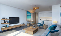 Wunderschönes Studio mit Rooftop-Terrasse (Block D) in Resortanlage