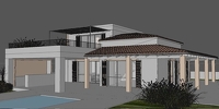 Neubauprojekt einer Finca mit großer Terrasse und Pool zu verkaufen