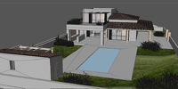 Neubauprojekt einer Finca mit großer Terrasse und Pool zu verkaufen