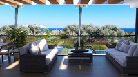 Luxuriöses Gartenapartment mit zwei Schlafzimmern in Resortanlage
