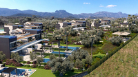 Luxuriöses Gartenapartment mit zwei Schlafzimmern in Resortanlage