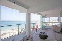 Exklusive Vier-Zimmer-Wohnung in erster Meereslinie an der Playa de Palma