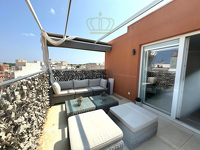 Stylisches Penthouse am Strand von S‘Arenal mit Meerblick