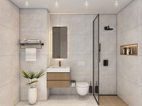 Traumhaftes Penthouse mit zwei Schlafzimmern (Block D) in Resortanlage